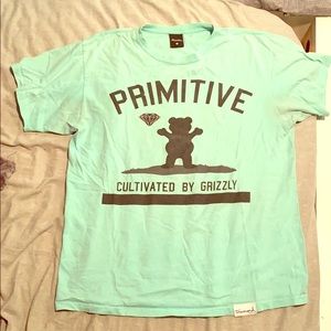 Primitive X Diamond Supply Co. X Grizzly T-shirt